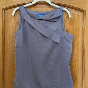 Simply Vera Vera Wang Purple Asymmetrical Tank Blouse